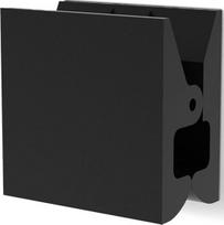 Decor Walther Popierinių rankšluosčių laikiklis Pinch kvadratinės formos matinės juodos spalvos 5 cm