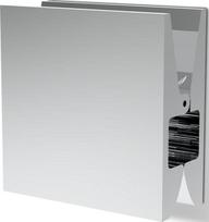 Decor Walther Popierinių rankšluosčių laikiklis Pinch kvadratinės formos chromo spalvos 10 cm