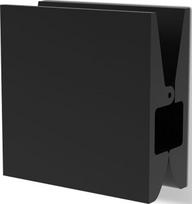 Decor Walther Popierinių rankšluosčių laikiklis Pinch kvadratinės formos matinės juodos spalvos 10 cm
