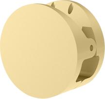 Decor Walther Popierinių rankšluosčių laikiklis Pinch apvalios formos matinės auksinės spalvos 5 cm
