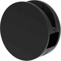 Decor Walther Popierinių rankšluosčių laikiklis Pinch apvalios formos matinės juodos spalvos 10 cm