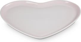 Le Creuset Serviravimo lėkštė Heart šviesiai rožinės spalvos 32 cm