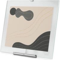 Umbra Nuotraukų rėmelis Flute sidabro spalvos 20 x 25 cm