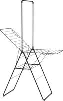 Brabantia Skalbinių džiovyklė Hangon su strypu matinės juodos spalvos 127 cm
