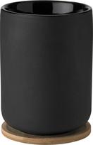 Stelton Puodelis Theo su stovu juodos spalvos 250 ml