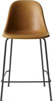 Audo Copenhagen Baro kėdė Harbour odiniai ant juodų kojų konjako rudos spalvos 102 cm