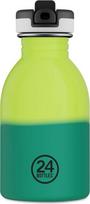 24Bottles Vandens butelis Urban Bottle Kids Reactive geltonos ir žalios spalvos 250 ml