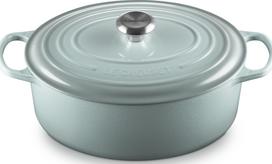 Le Creuset Kepimo indas Signature ovalios formos jūros druskos spalvos 31 cm