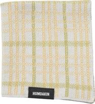 Humdakin Indų šluostė Humdakin Knitted su languotais raštais geltonos ir žalios spalvos 28 x 28 cm
