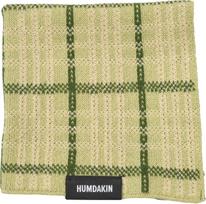 Humdakin Indų šluostė Humdakin Knitted su languotais raštais žalios spalvos 28 x 28 cm