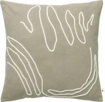 Ferm Living Dekoratyvinis pagalvės užvalkalas Jot pilkai žalios spalvos 50 x 50 cm