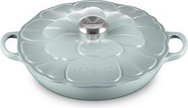 Le Creuset Puodas Gourmet gėlės formos jūros druskos spalvos 26 cm