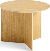 Hay Kavos staliukas Slit apvalus iš medienos šviesaus ąžuolo spalvos 45 cm