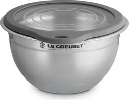 Le Creuset Virtuvinis dubuo BBQ Outdoor su stikliniu dangteliu plieno spalvos 19 cm
