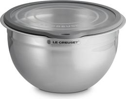 Le Creuset Virtuvinis dubuo BBQ Outdoor su stikliniu dangteliu plieno spalvos 27 cm