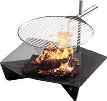 Hoefats Ugniavietė Triple su grotelėmis 65 cm 3 komp.
