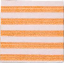 Zafferano Popierinės servetėlės Righe su juostelėmis oranžinės spalvos 25 x 25 cm 20 vnt.