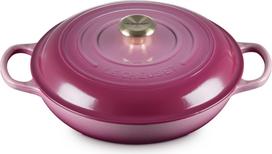 Le Creuset Puodas Gourmet Signature žemi uogų spalvos 30 cm