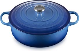 Le Creuset Puodas Gourmet Signature sodrios mėlynos spalvos 30 cm