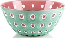 Guzzini Dubuo Le Murrine mėlynos raudonos spalvos 25 cm