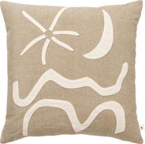 Ferm Living Dekoratyvinis pagalvės užvalkalas Kove šviesiai rudos spalvos 50 x 50 cm