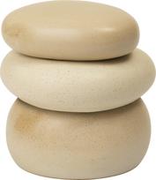Ferm Living Dekoratyvinis puodas Pebble smėlio spalvos 14,7 cm
