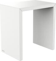 Decor Walther Vonios staliukas Brownie baltos spalvos 45 cm
