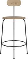 Audo Copenhagen Baro kėdė Afteroom Atlošas iš šviesaus ąžuolo odinė sėdimoji dalis bežinės spalvos 92 cm