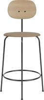 Audo Copenhagen Baro kėdė Afteroom Plus Atlošas iš šviesaus ąžuolo odinė sėdimoji dalis bežinės spalvos 97 cm
