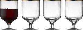 LyngbyGlas Vyno taurės Palermo Gold 300 ml 4 vnt.