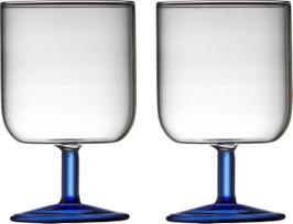 LyngbyGlas Vyno taurės Torino skaidrios mėlynos spalvos 300 ml 2 vnt.