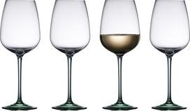 LyngbyGlas Vyno taurės Vienna žalios spalvos 530 ml 4 vnt.