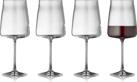 LyngbyGlas Raudono vyno taurės Zero 540 ml 4 vnt.