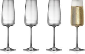 LyngbyGlas Šampano taurės Zero 300 ml 4 vnt.