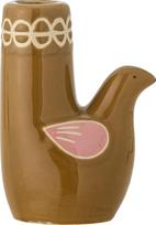 Bloomingville Žvakidė klasikinei žvakei Trudy rudos spalvos 12,5 cm