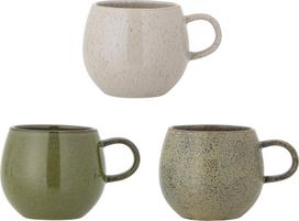 Bloomingville Puodeliai Addison smėlio spavos 500 ml 3 vnt.