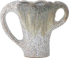 Bloomingville Dekoratyvinė vaza Ledger pilka-žalia 21 cm