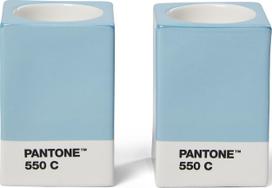 Copenhagen Design Pantone žvakidės klasikinėms arba arbatinėms žvakėms, šviesiai mėlynos, 2 vnt.