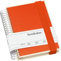 Semikolon Die Kante Mucho užrašų knygelė, su spirale, A5, tamsiai oranžinė, 3in1