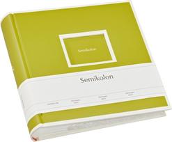 Semikolon Die Kante Pockets 200 nuotraukų albumas, matcha žalios spalvos