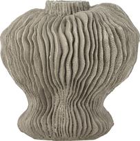 Bloomingville Žvakidė Briar, klasikinėms žvakėms, 12 cm, pilka