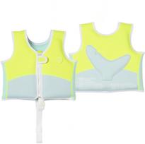 Sunnylife Kids Swimtime plaukimo liemenė, Aqua Neon Yellow, M