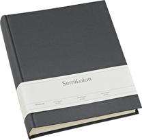 Semikolon Uni Classic nuotraukų albumas, vidutinis, tamsiai pilkas