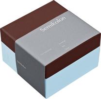 Semikolon Dovanų dėžutė Cutting Edge S, ruda-mėlyna