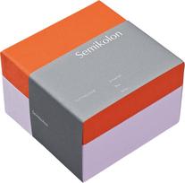Semikolon Dovanų dėžutė Cutting Edge S, oranžinė-levandinė