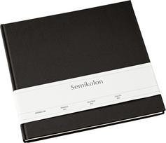 Semikolon Svečių knyga Semikolon Slim, juoda