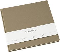 Semikolon Svečių knyga Semikolon Slim, rusvai pilka