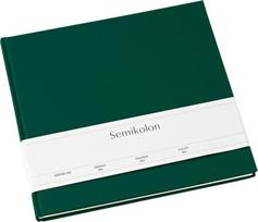 Semikolon Svečių knyga Semikolon Slim, tamsiai žalia