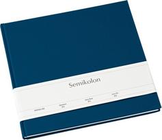 Semikolon Svečių knyga Semikolon Slim, tamsiai mėlyna