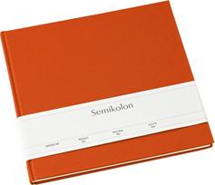 Semikolon Svečių knyga Semikolon Slim, oranžinė